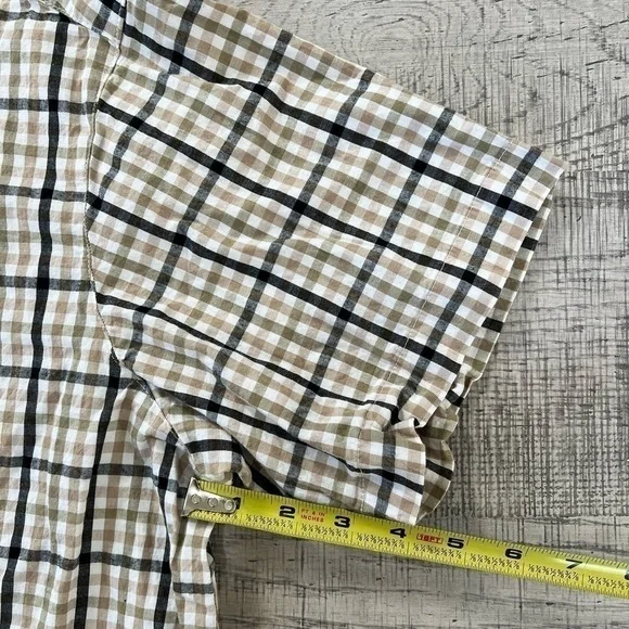 NWOT Columbia Men’s Brown and Black Short Sleeve Button Down Shirt Size XXL - Picture 10 of 13